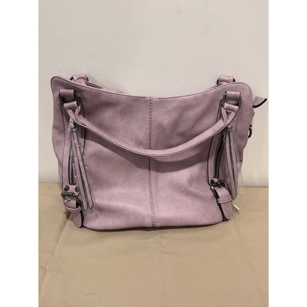 Realer‎ Lavender Leather 2 pc Purse/wristlet